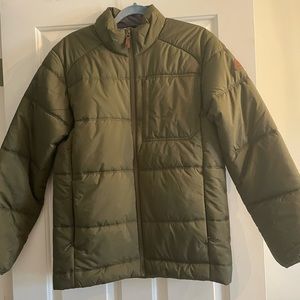 Green Sherpa brand jacket